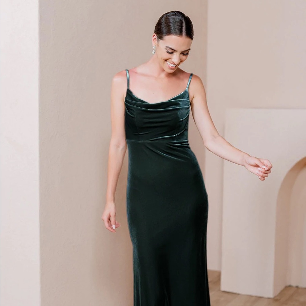 Emerald Skye Velvet Dress